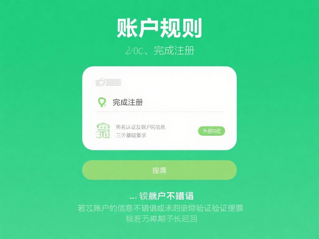 账户规则：&nbsp;完成注册、实名认证以及账户信息绑定是提